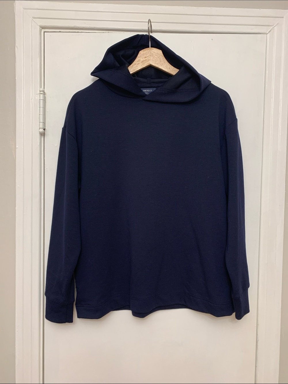 Forever 21 Navy Hoodie With Pockets